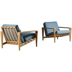 Pair of Swedish Lounge Chairs by Svante Skogh for Seffle Möbelfabrik