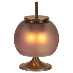 Rara lámpara de mesa "Chi" malva  por Emma Gismondi  para Artemide, 1962