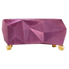 Buffet Diamond Amethyst fait main et laiton poli - Boca do Lobo