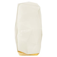 Coffre-fort de luxe crème en bois artisanal et laiton poli - Boca do Lobo