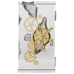 Millionaire Silver Luxury Safe - Hand-Crafted Gold Plate Brass - Boca do Lobo