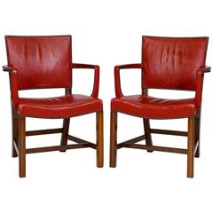 Pair of Kaare Klint Armchairs 11