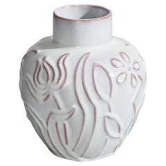 Upsala Ekeby, Vase, Steingut, Schweden, 1930er Jahre