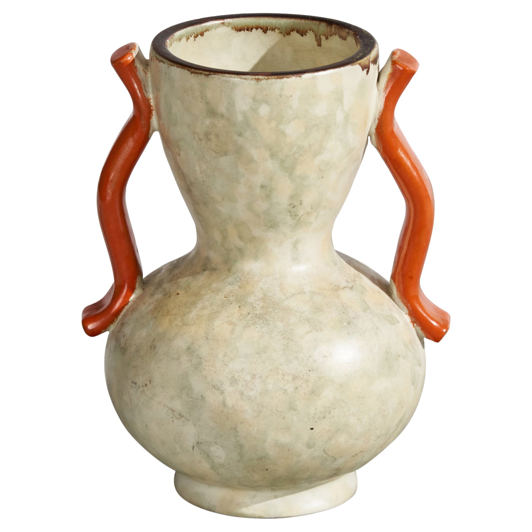 Vase Anna-Lisa Thomson, Faïence, Suède, années 1930
