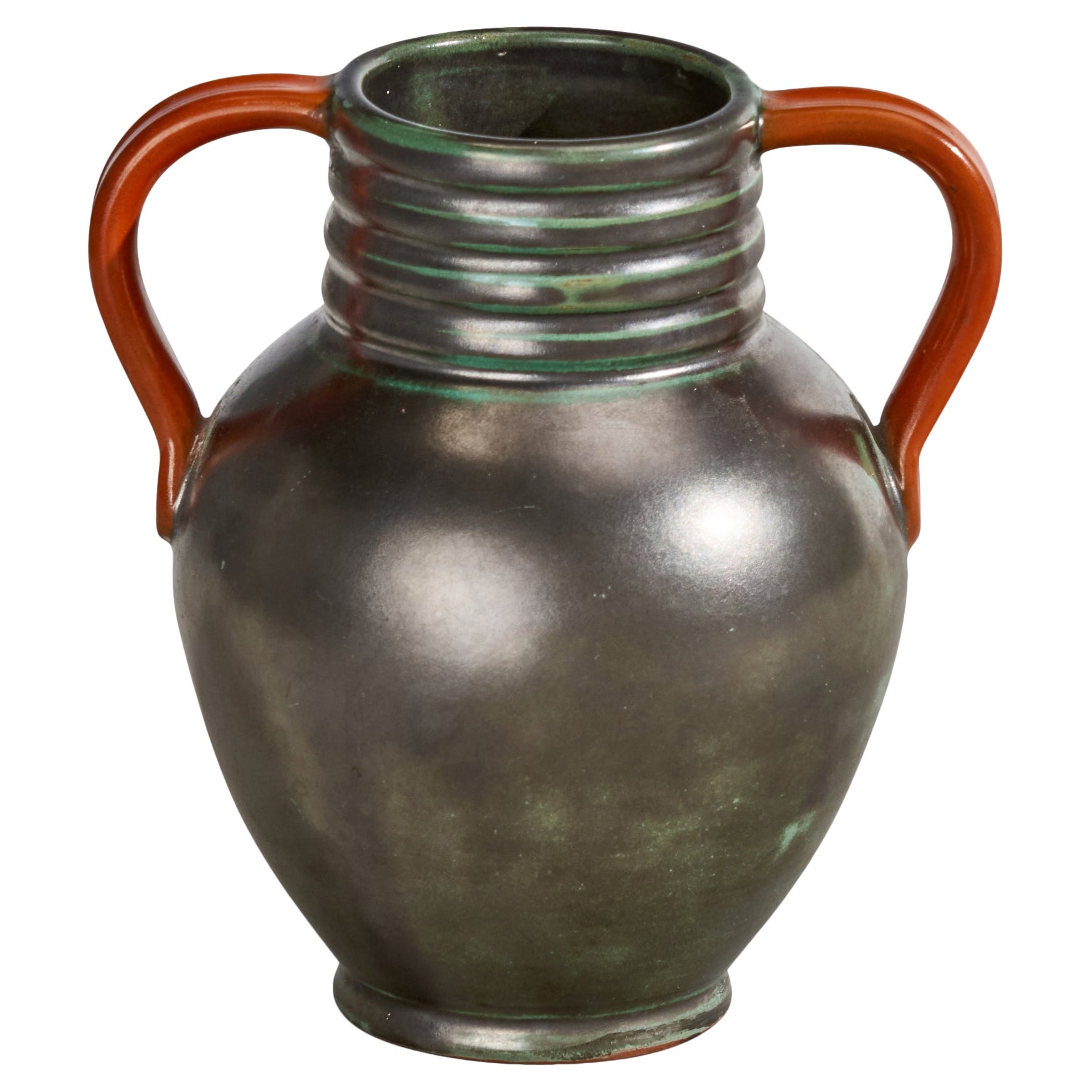 Upsala Ekeby, Vaso, Terracotta, Svezia, anni '1930