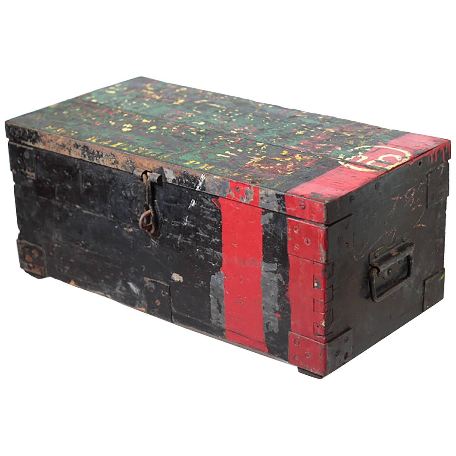 Mid20th Century U.S. Army Trunk at 1stdibs