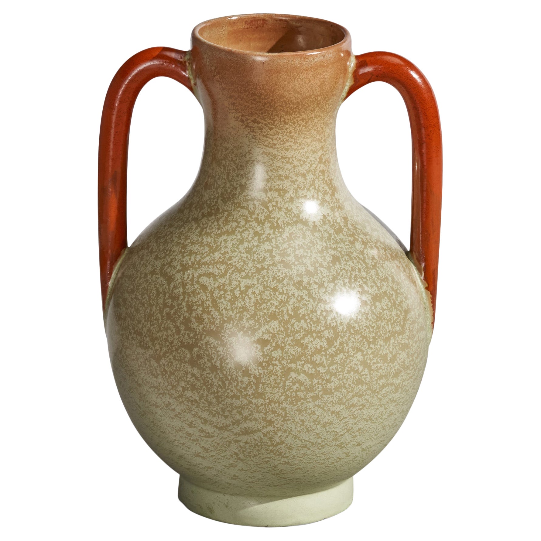 Andersson & Johansson, Vase, Stoneware, Sweden, 1940s