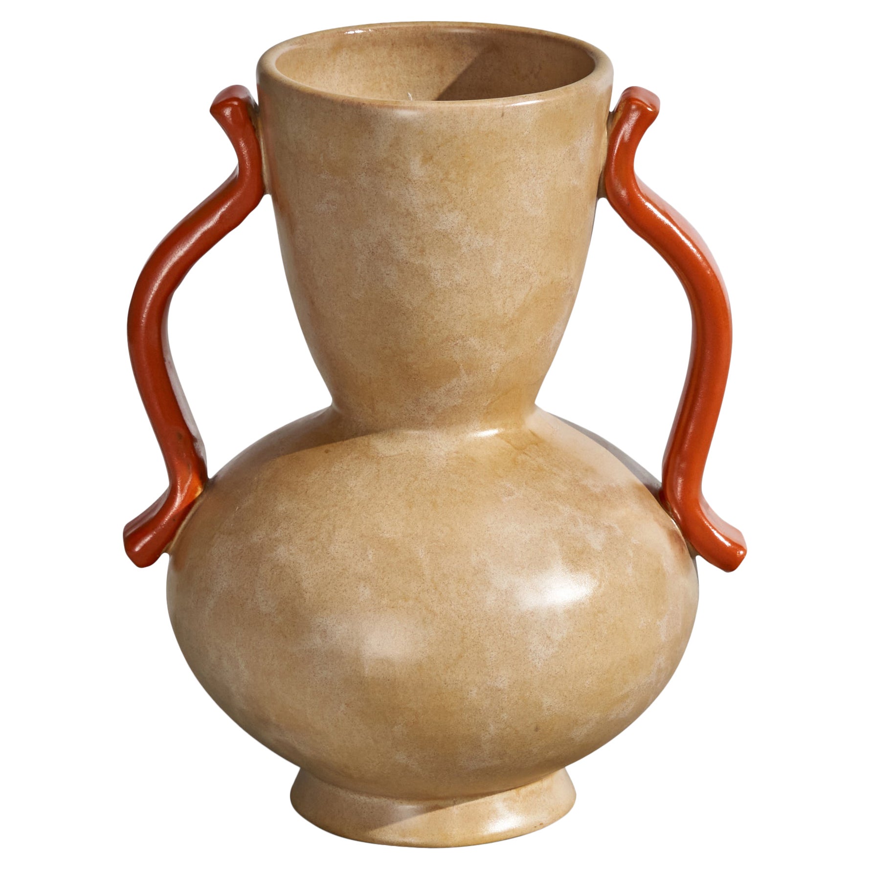 Anna-Lisa Thomson, Vase, Earthenware, Sweden, 1930s