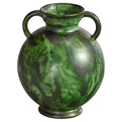 Erik Mornils, Vase, Earthenware, Sweden, 1930s