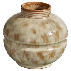 Vase Christer Heijl, Faïence, Suède, Années 1940