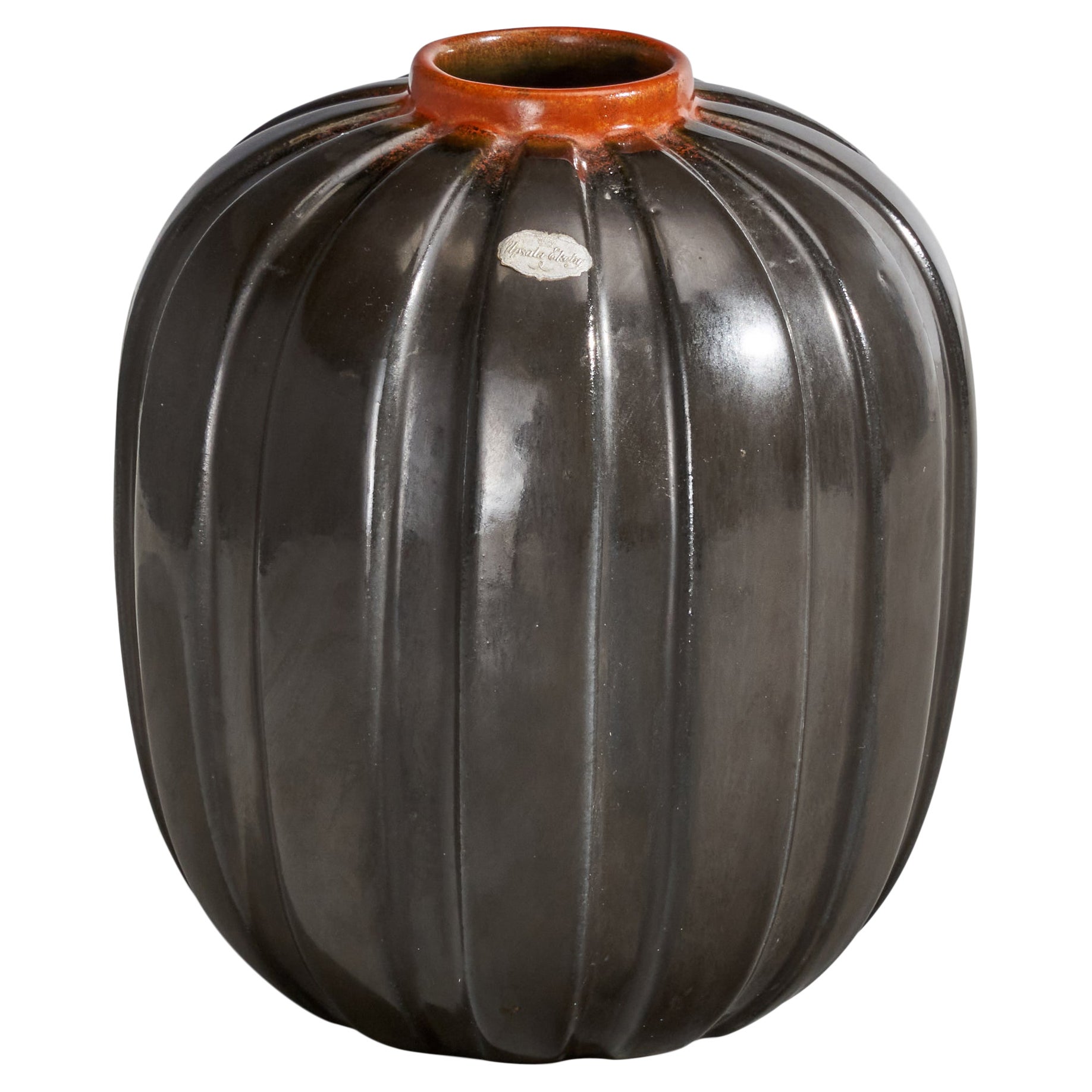 Upsala Ekeby, Vase, Earthenware, Sweden, 1930s