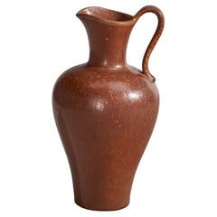Gunnar Nylund, Pitcher, Stoneware, Sweden, 1940s