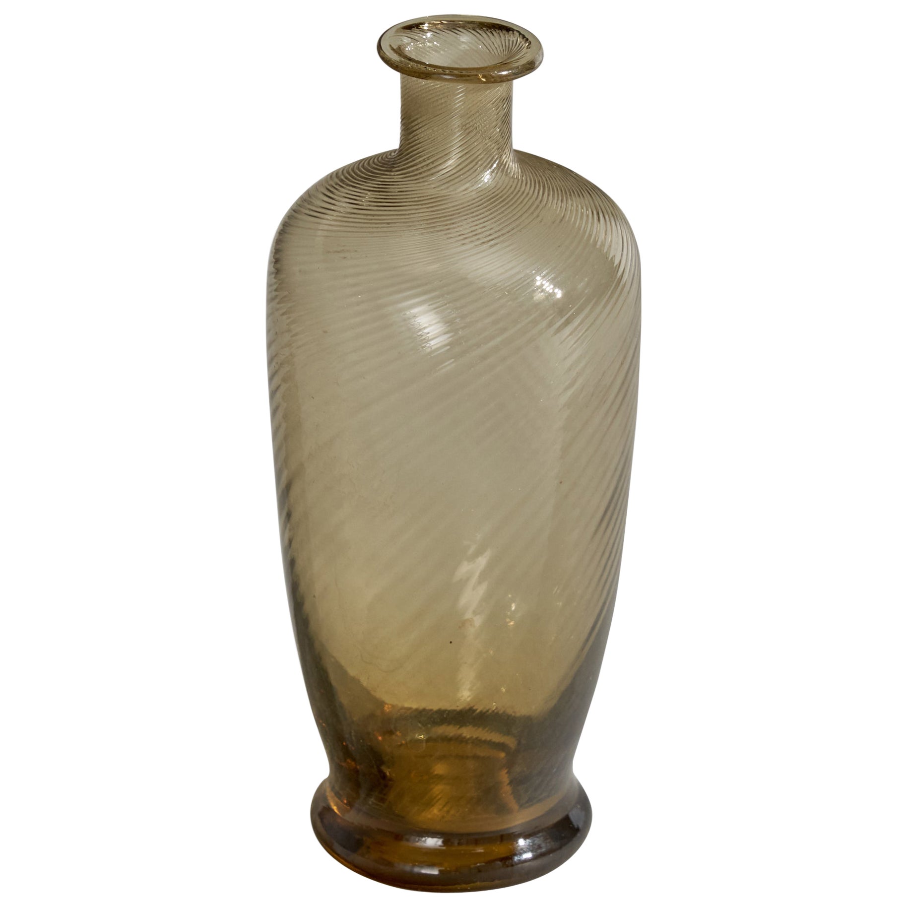 Hovmantorp Glasbruk, Vase, Glass, Sweden, 1940s