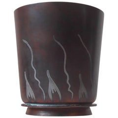 Dinanderie - Metallurgy Vase by Groos & Christensen, G&C Copenhagen Denmark 1921