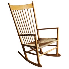 Rocking chair 'J16' by Hans J. Wegner, Denmark, 1960s