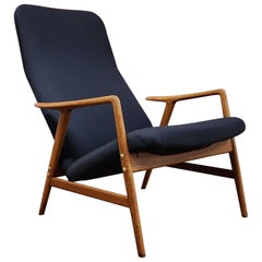 Oak Lounge Chair by Alf Svensson for Dux