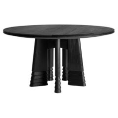 Anpassbarer moderner Esstisch Reforma, Massivholz. 120 cm