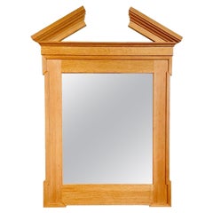 Vintage Neoklassischen Stil Wood Spiegel mit gebrochenen  Giebel