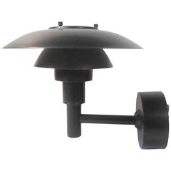 Satin Black PH 3-2,5 Outdoor Wall Lamp by Poul Henningsen for Louis Poulsen 11