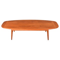 Arne Hovmand Olsen Floating Surfboard Coffee Table In Teak