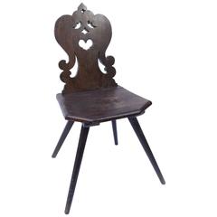 Swiss Alpine Chair, circa 1900