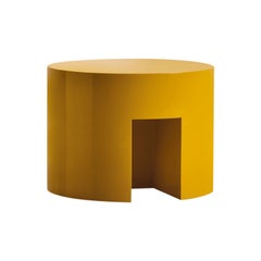 Maryland, monolithic side table with slot, Dainelli Studio for Somaschini, Italy