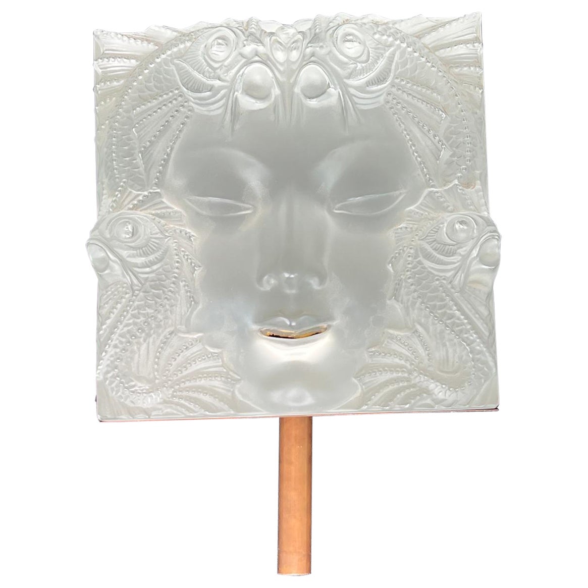 Lalique Masque de Femme-Brunnen (Art déco) im Angebot