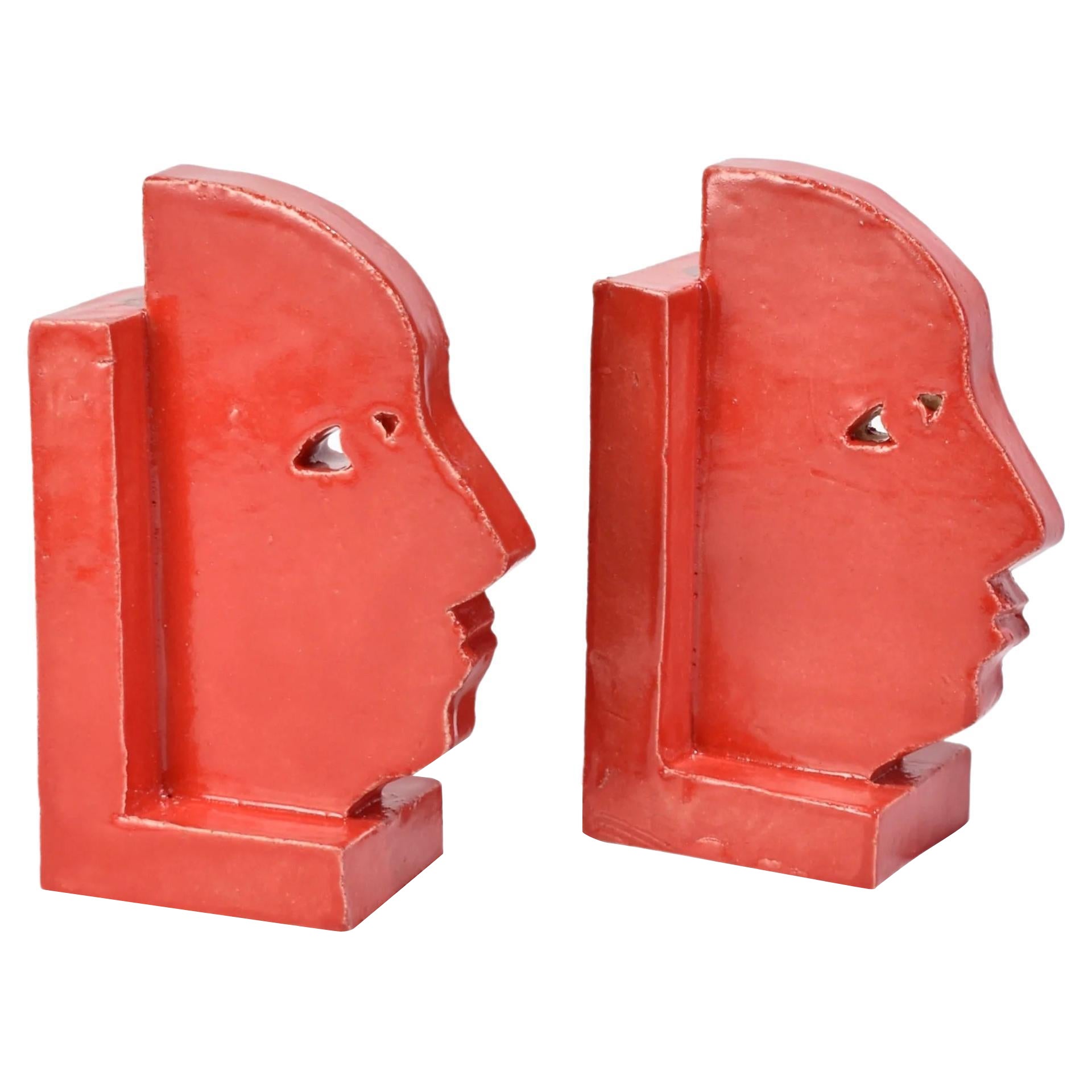 Profile Bookend in Red