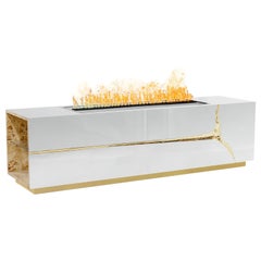 Lapiaz Fireplace - Hand-Polished Steel & Brass - Boca do Lobo