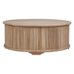 Solid Wood Round Coffee Table
