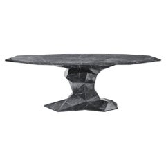 Tavolo da pranzo in finto marmo Bonsai  - Vernice a mano in fibra di vetro - Boca Do Lobo