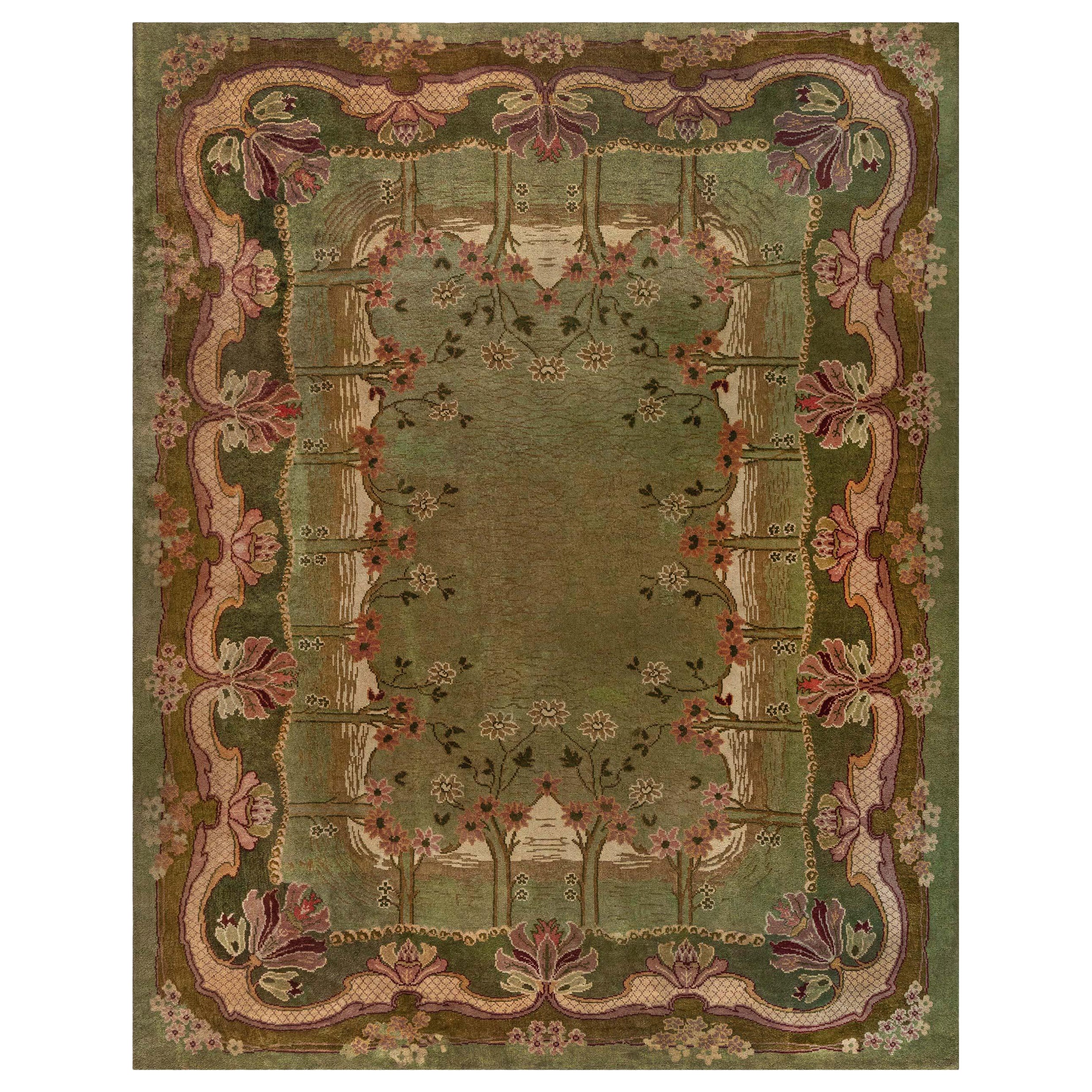 Alfombra de lana Doris Leslie Blau 1900s Arts & Crafts de C.F.A. Voysey