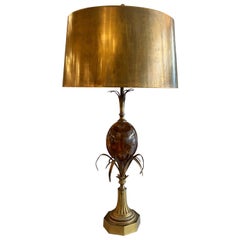 A Bronze  Maison Charles Table Lamp Model 'Fractal'