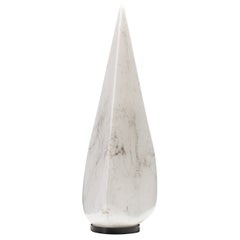 Grande lampada da tavolo a piramide in vetro di Murano di Lino Tagliapietra, Italia