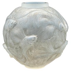 Rene Lalique Opalescent Art Deco Formose Vase
