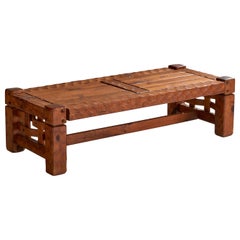 Null Furniture, Coffee Table, Pine, USA, 1970s