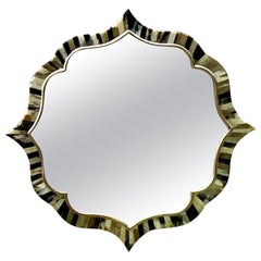 Specchio di Horn tessellato d'epoca