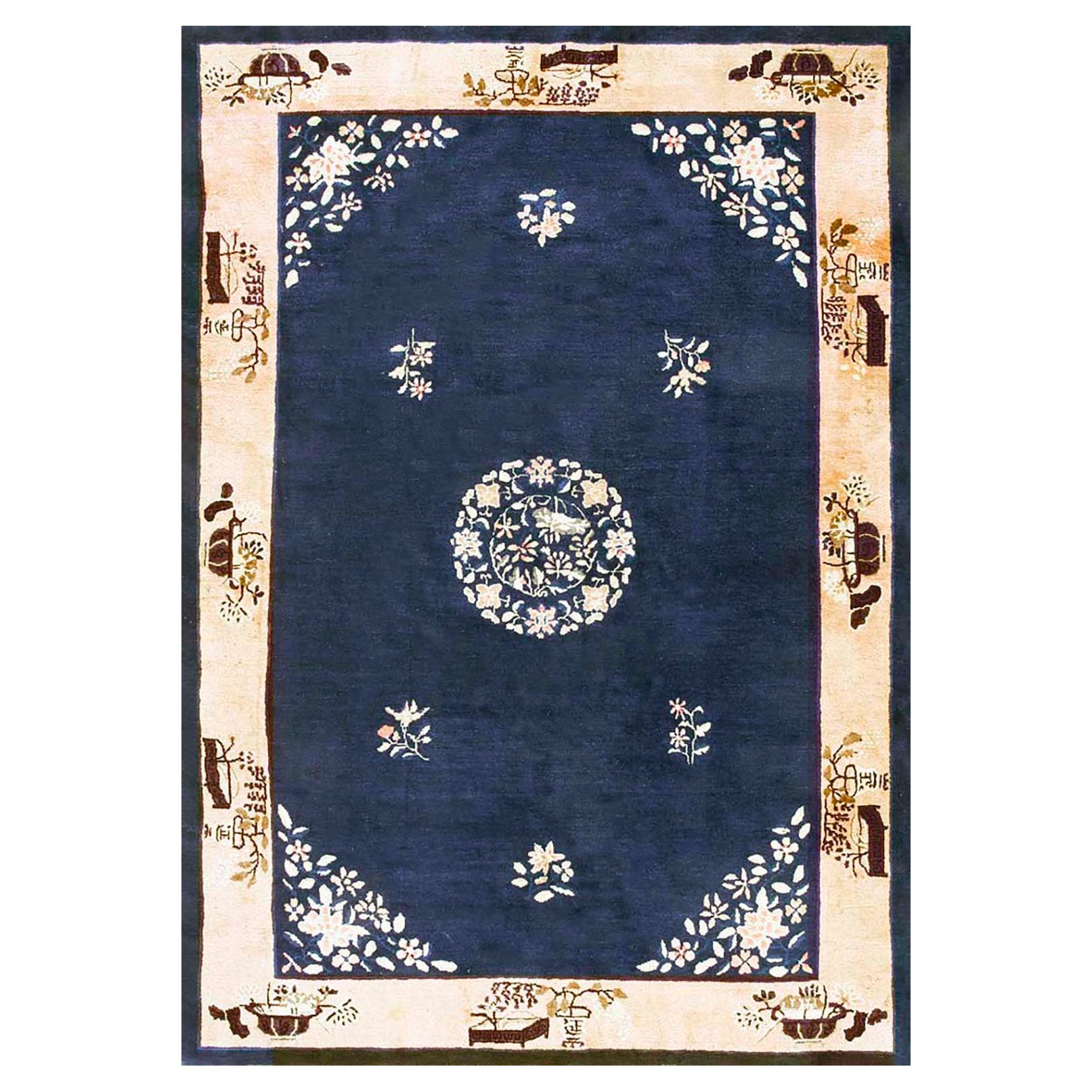 Early 20th Century Chinese Peking Carpet