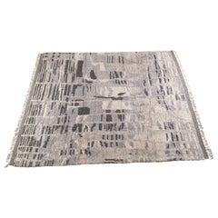 Large Indian Rug with Moroccan Pattern