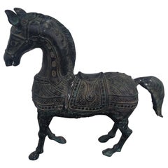Japanese Bronze Horse sculpture