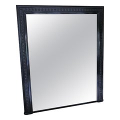 Antique very large late 19th Century quality floor overmantle wall mirror
