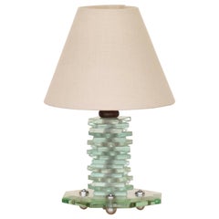 Petite French Stacked Glass Lamp