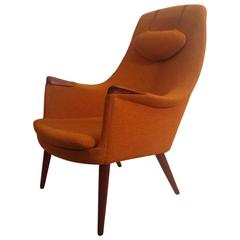 Teak Easy Chair by Gerhard Berg for L.K.Hjelle Stol & Mobelfabrikk, Norway