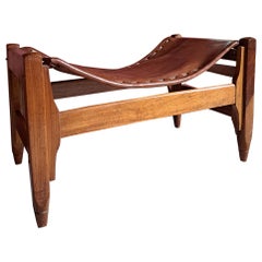 Mid-Century wooden Stool by Werner Biermann for Arte Sano