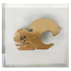 Italian modern Brutalist style Bronze sculpture by Edmondo Cirillo, 1970s