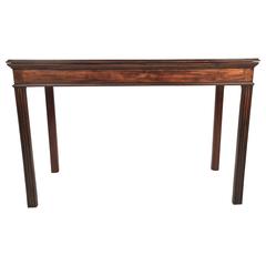 George III Mahogany Serving or Console Table