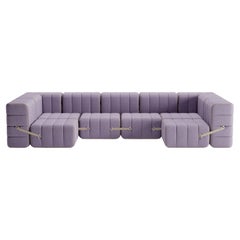 Curt-Set 15 - e.g. Flexible U-shaped sofa - Dama - 0039 (Lilac)