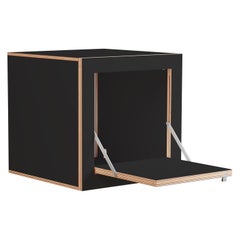 Fläpps Box Night Stand 40x40x40 - Black
