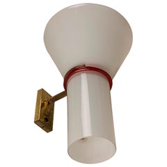 Murano glass and Brass Sconce, Circa 1960s