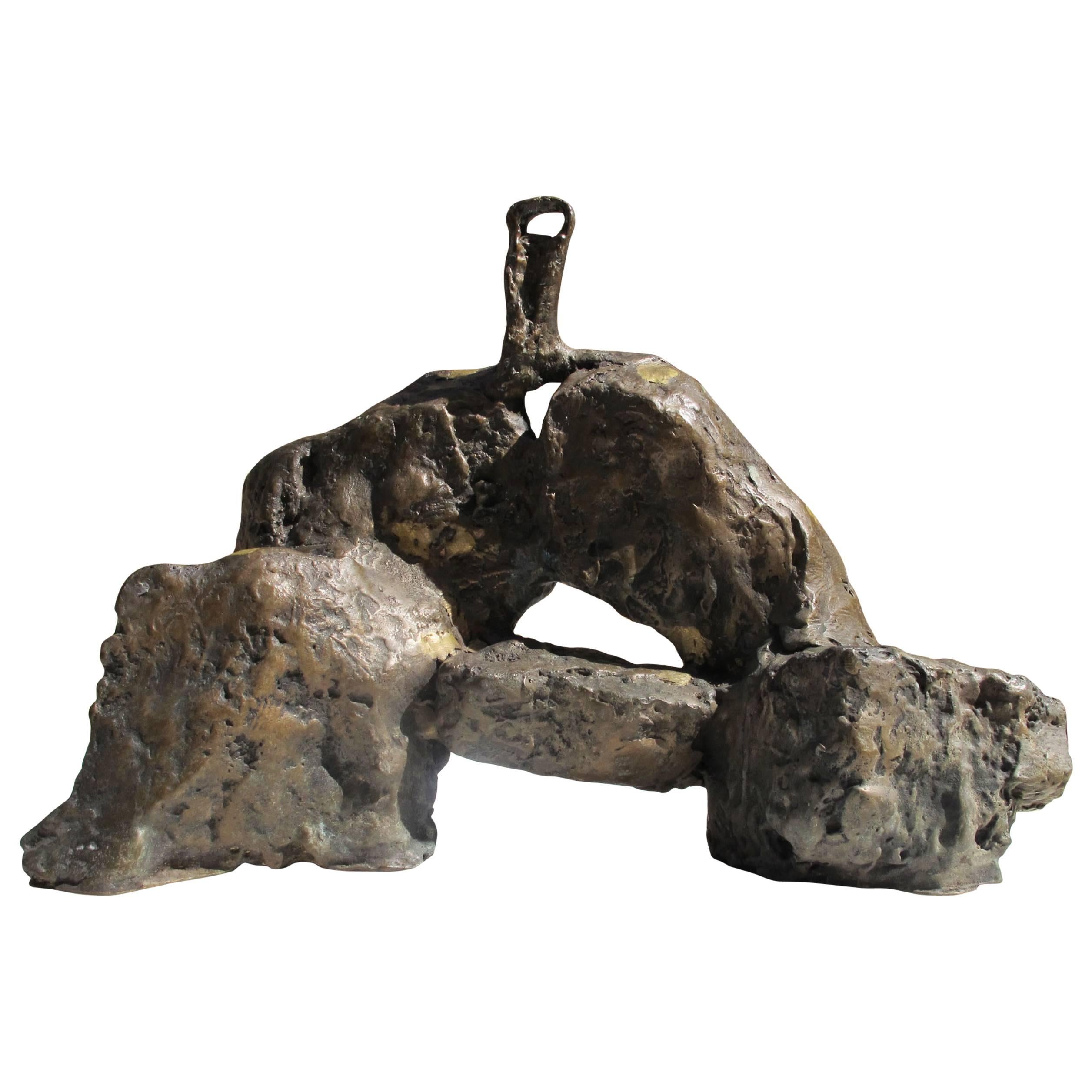 Bronze Sculpture "Sortie du chaos, l'Esprit émerge" by Catherine Val For Sale
